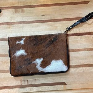 Cowhide Clutch/Shoulder Bag